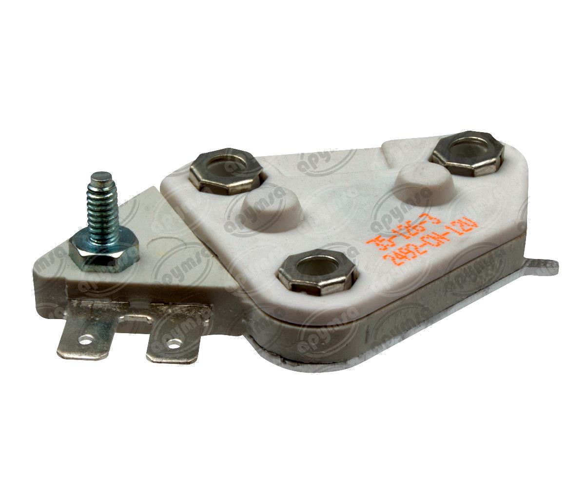 REGULADOR VOLTAJE ALTERNADOR DELCO 20SI, 21SI, 22SI, 23SI, 25SI, 26SI, 27SI, 29SI, 30 12V 130A TIPO 200 TRANSPO D21 