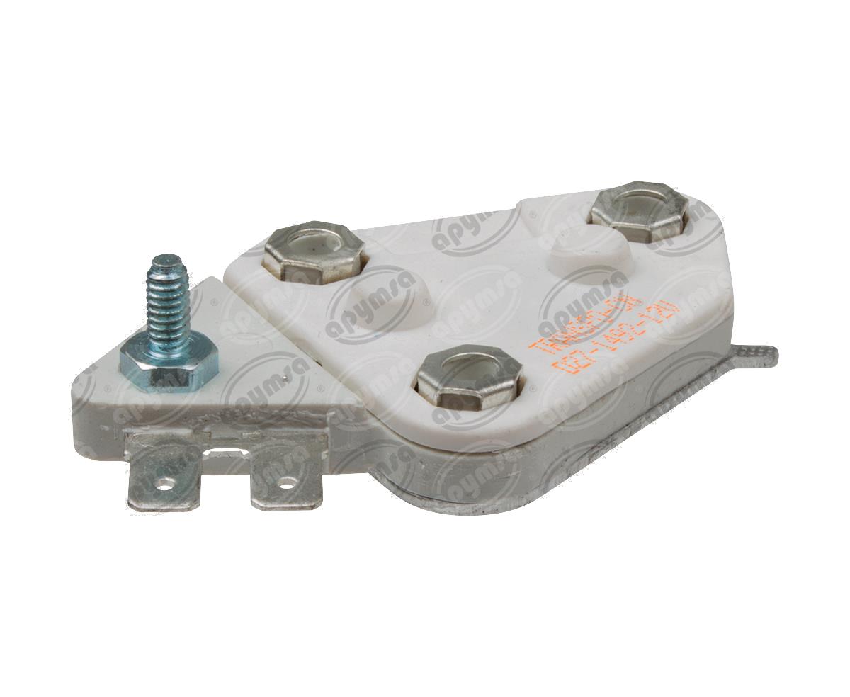 REGULADOR VOLTAJE ALTERNADOR DELCO 10SI, 20SI, 27SI, 29SI, 30SI, 40SI, IR/EF 12V CON BORNE TRANSPO D102HD 