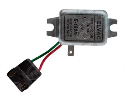 REGULADOR VOLTAJE ALTERNADOR HITACHI IR/EF 12V 55A TERMINALES PLANAS DATSUN TSURU ELVAC E-180 XR 