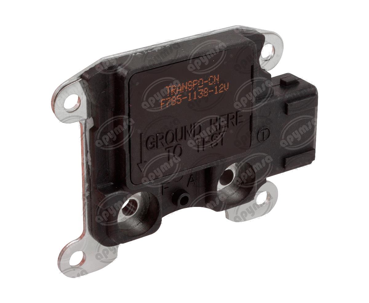 REGULADOR VOLTAJE ALTERNADOR FORD 3G 12V ENTRADA CUADRADA NEGRO TRANSPO F785 