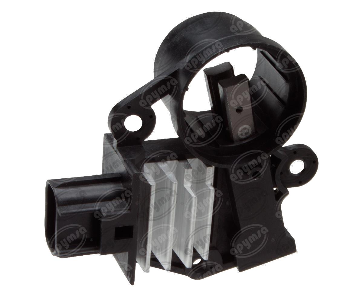 REGULADOR VOLTAJE ALTERNADOR FORD 6G 12V NEGRO COMPLETO TRANSPO F606 