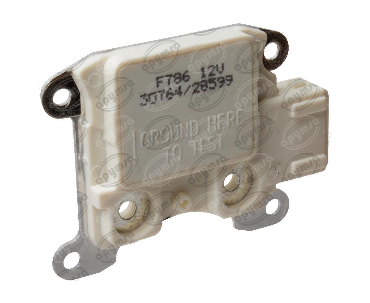REGULADOR VOLTAJE ALTERNADOR FORD 3G 12V CONECTOR CUADRADO BLANCO REWARD F786 