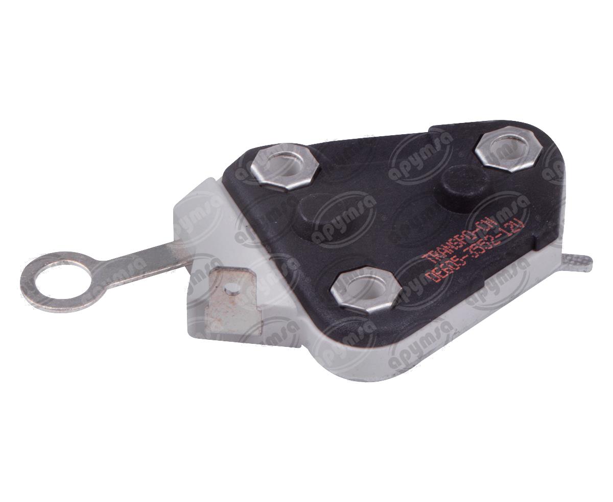 REGULADOR VOLTAJE ALTERNADOR DELCO 12V CHEVY, TRANSPO DE605-1 