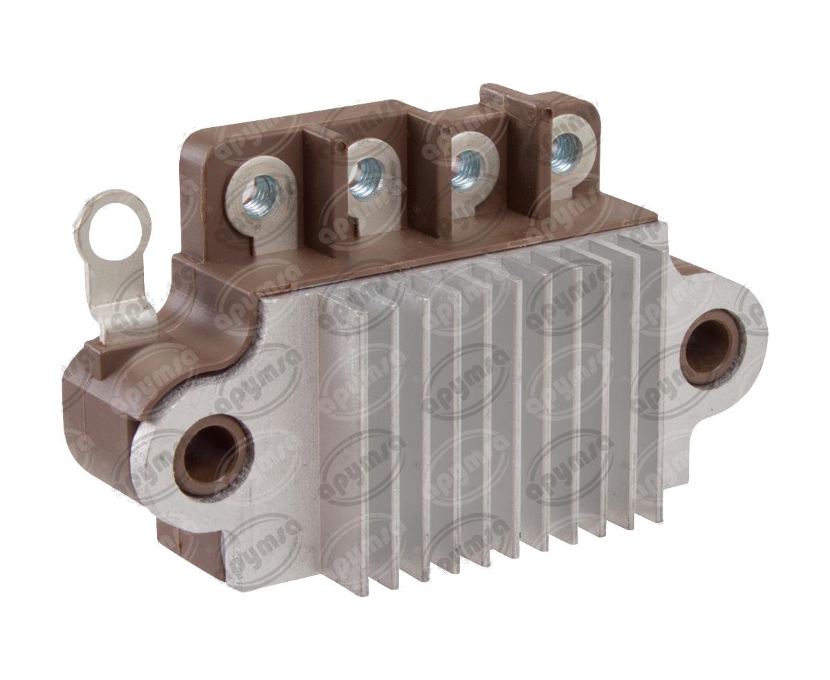 REGULADOR VOLTAJE ALTERNADOR NIPPONDENSO IR/EF 12V 130A SIN CEPILLOS KENWORTH, PACCAR TRANSPO IN9252 