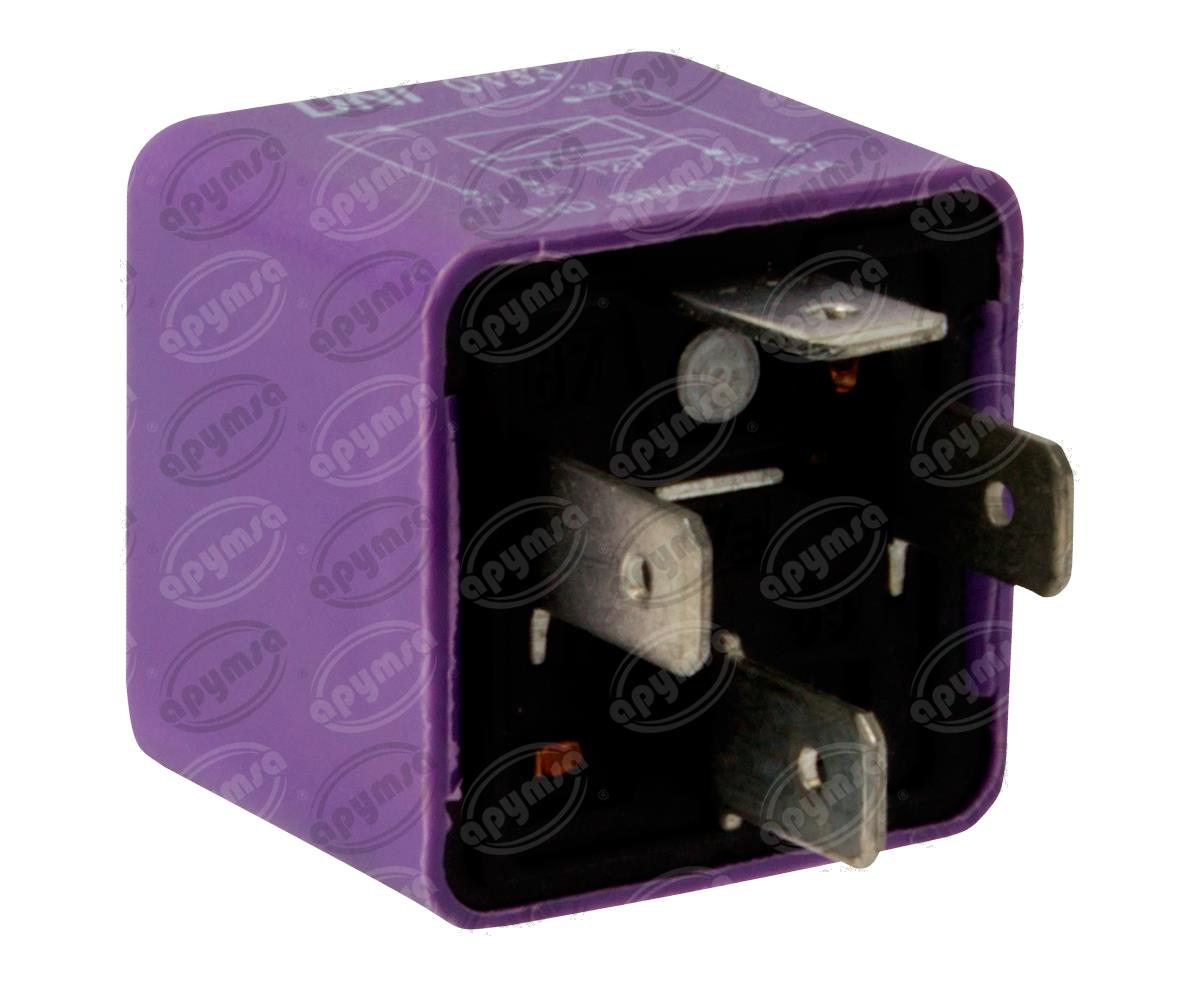 RELEVADOR BOMBA DE GASOLINA 30A 4TERMINALES MORADO CADILLAC ZAFIRA CHEVY CORSA VECTRA AVEO DNI RY-366 