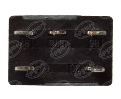 RELEVADOR PRINCIPAL 20-25A 4TERMINALES TERMINALES DELGADAS CHEVROLET SATURN SAAB CHRYSLER WEISCHLER RY-601 