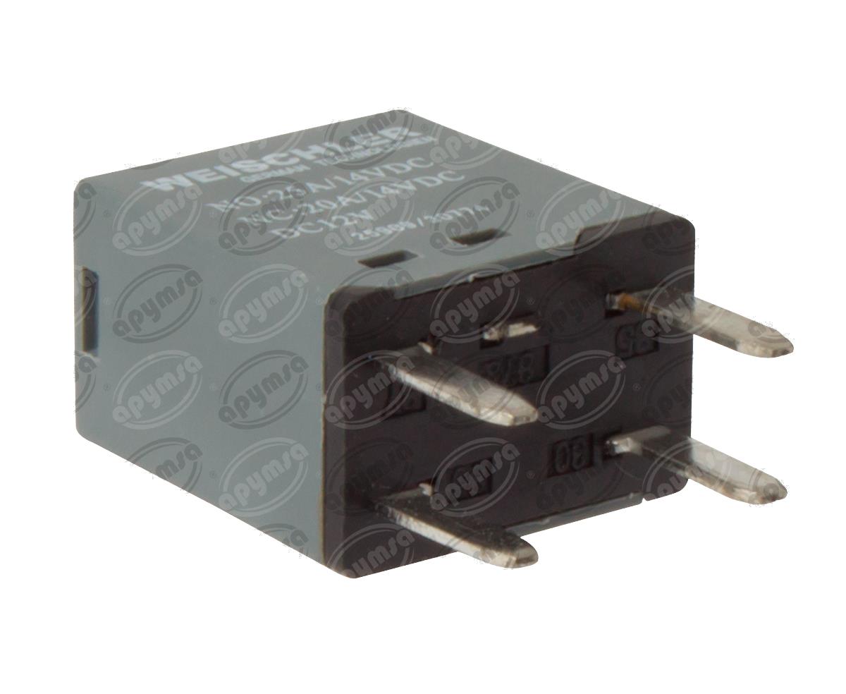 RELEVADOR PRINCIPAL 20-25A 4TERMINALES TERMINALES DELGADAS CHEVROLET SATURN SAAB CHRYSLER WEISCHLER RY-601 