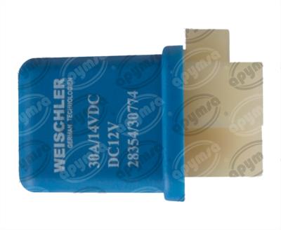 RELEVADOR PRINCIPAL 30A 4TERMINALES  MOTOVENTILADOR INFINITI NISSAN TSURU WEISCHLER RY-63 