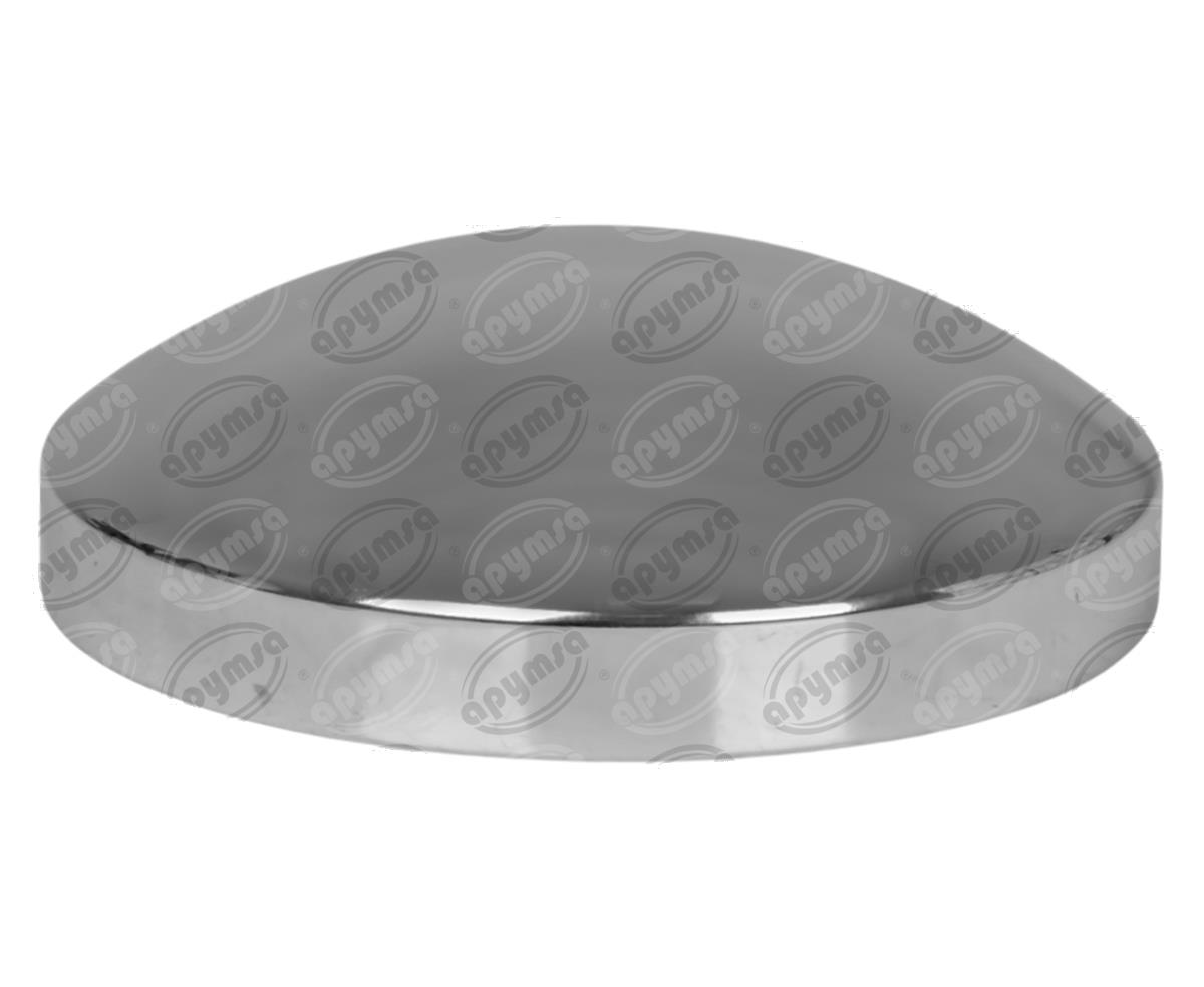 CUBIERTA PARA EJE CROMADA ALTURA 70 MM VERZE C11281 