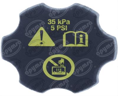 TAPA DEPOSITO REFRIGERANTE CHEVROLET VOLT 1.4L 11-15 QBH CARFAN T130 
