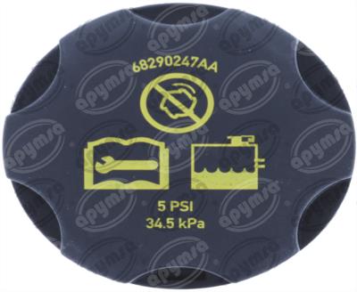 TAPA DEPOSITO REFRIGERANTE JEEP WRANGLER 2.0L 18-21 QBH CARFAN T114 