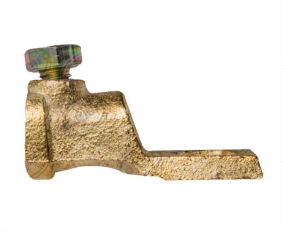 TERMINAL DE BATERIA EMERGENCIA BRONCE TIPO ZAPATA 3/8  PARA CABLE 2/0 NACIONAL 4151302 