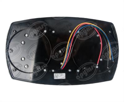 TORRETA TIPO PATRULLA AMBAR 12V - 24V ATORNILLABLE 8 MODULOS DE LEDS ECCO 5585CA 