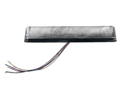 TORRETA TIPO PATRULLA AMBAR 12V - 24V ATORNILLABLE 8 MODULOS DE LEDS ECCO 5585CA 