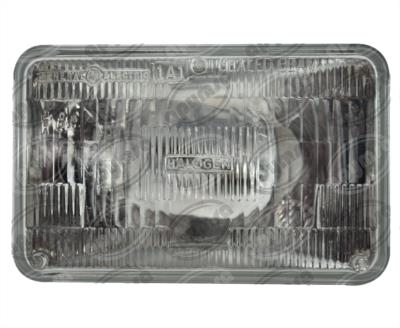 UNIDAD HALOGENO 12V SELLADA RECTANGULAR GE H-4651 