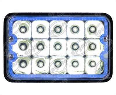 UNIDAD SELLADA 12V H4656 LUZ ANGEL AZUL QBH STAR H4656 BLUE 