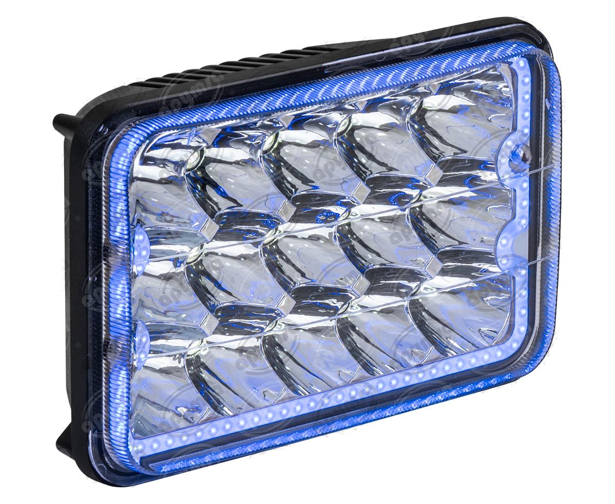 UNIDAD SELLADA 12V H4656 LUZ ANGEL AZUL QBH STAR H4656 BLUE 