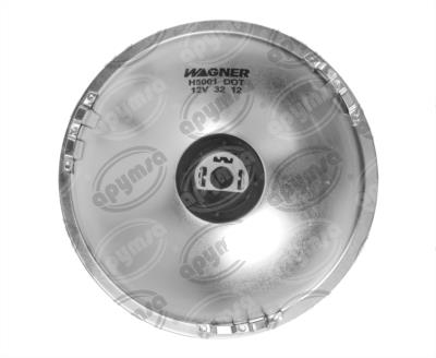 UNIDAD HALOGENO 12V 2 POLOS SELLADA REDONDA 2 POLOS WAGNER H-5001 