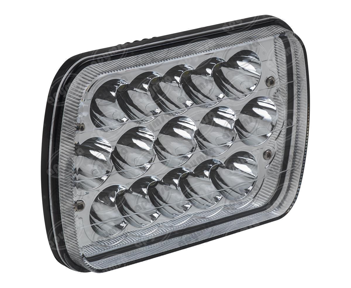 UNIDAD SELLADA 9V - 32V 6052-6054 15 LEDS ALTA Y BAJA QBH STAR 6054 