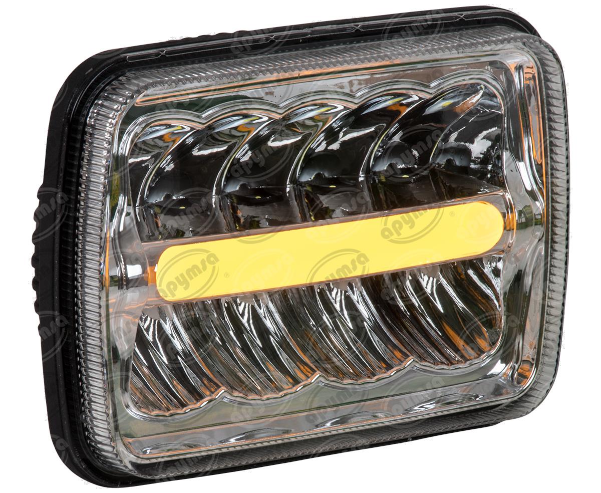 UNIDAD SELLADA 12V - 24V CON LUZ DE DIA AMBAR 6054 QBH STAR 40033A 6054 