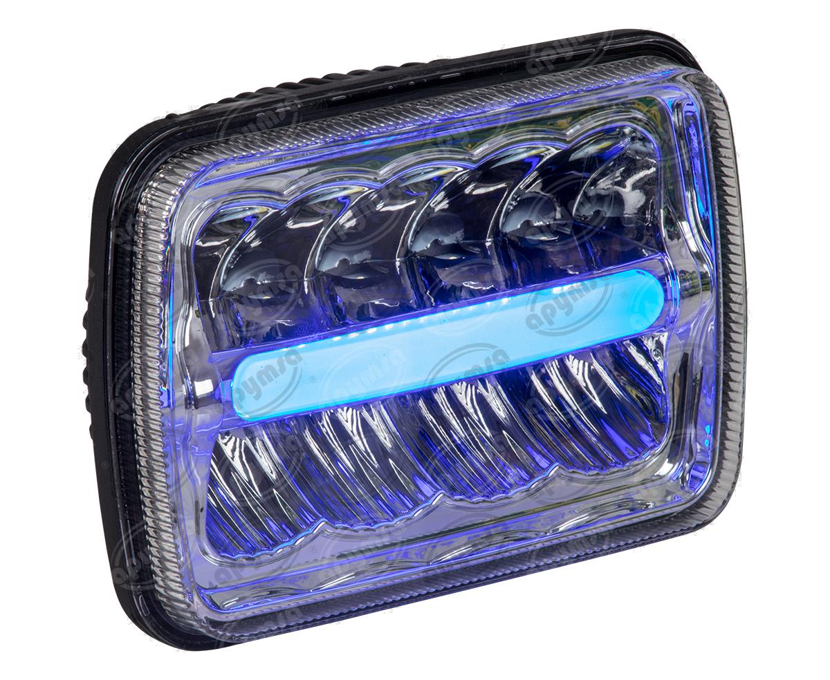 UNIDAD SELLADA 12V - 24V CON LUZ DE DIA AZUL 6054 QBH STAR 40033B 6054 