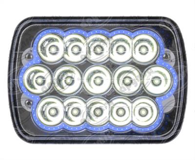 UNIDAD SELLADA 12V H6054 LUZ ANGEL AZUL QBH STAR H6054 BLUE 