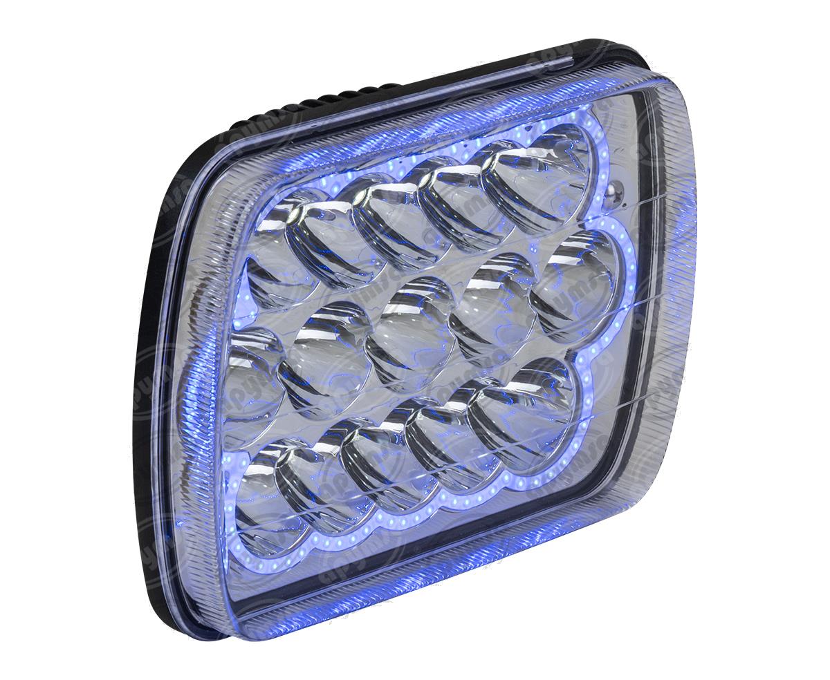 UNIDAD SELLADA 12V H6054 LUZ ANGEL AZUL QBH STAR H6054 BLUE 