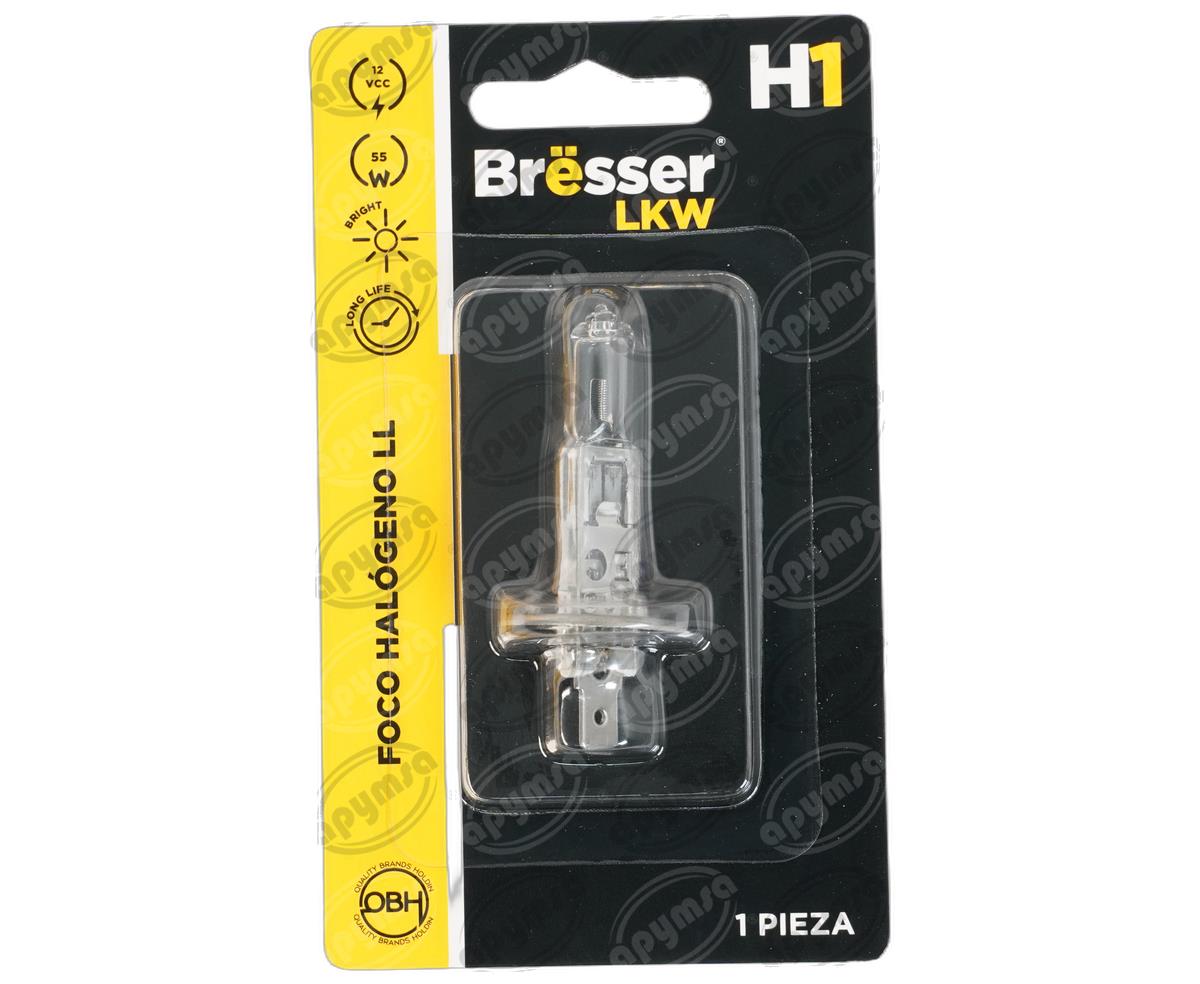 FOCO HALOGENO H1 TRANSPARENTE 12V 55WW LONG LIFE BRËSSER-LKW 09UUN1B052 