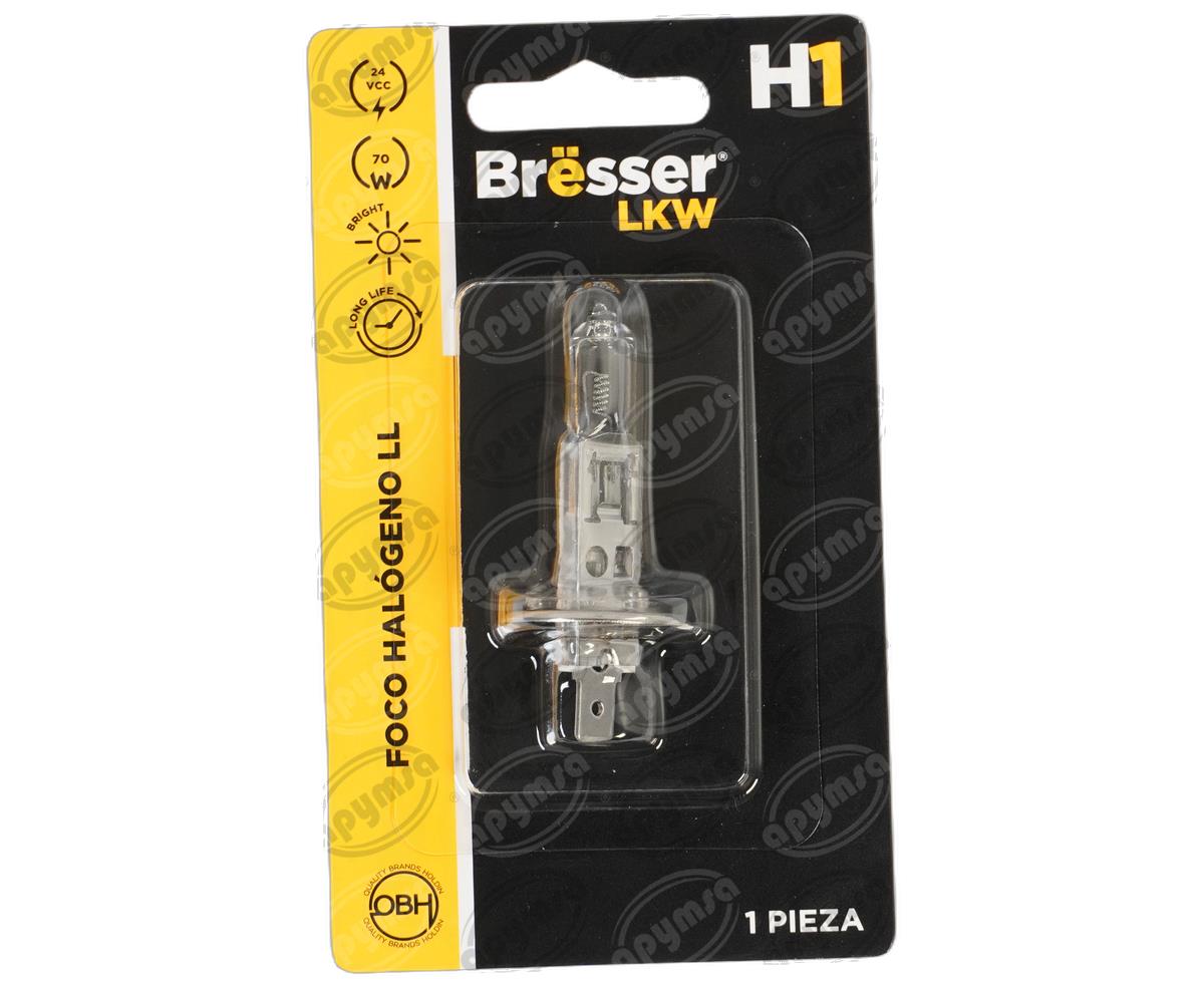 FOCO HALOGENO H1 TRANSPARENTE 24V 70WW LONG LIFE BRËSSER-LKW 09UUN2B053 