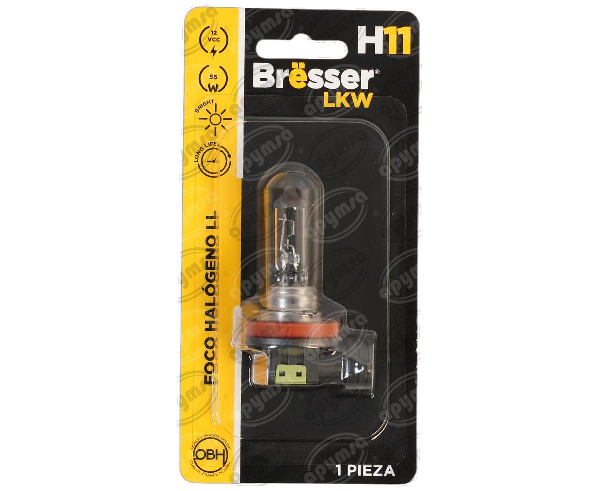 FOCO HALOGENO H11 TRANSPARENTE 12V 55WW LONG LIFE BRËSSER-LKW 09UUN1B055 