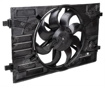 MOTOVENTILADOR RADIADOR COMPLETO 12V POLO VIRTUS 2018-2020 1.6L T CROSS 2024-2024 1.4L QBH CARFAN 2GB121203A 