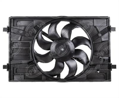 MOTOVENTILADOR RADIADOR COMPLETO 12V POLO VIRTUS 2018-2020 1.6L T CROSS 2024-2024 1.4L QBH CARFAN 2GB121203A 