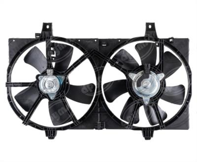 MOTOVENTILADOR RADIADOR Y AIRE ACONDICIONADO TOLVA DOBLE NISSAN SENTRA QBH CARFAN 75527 