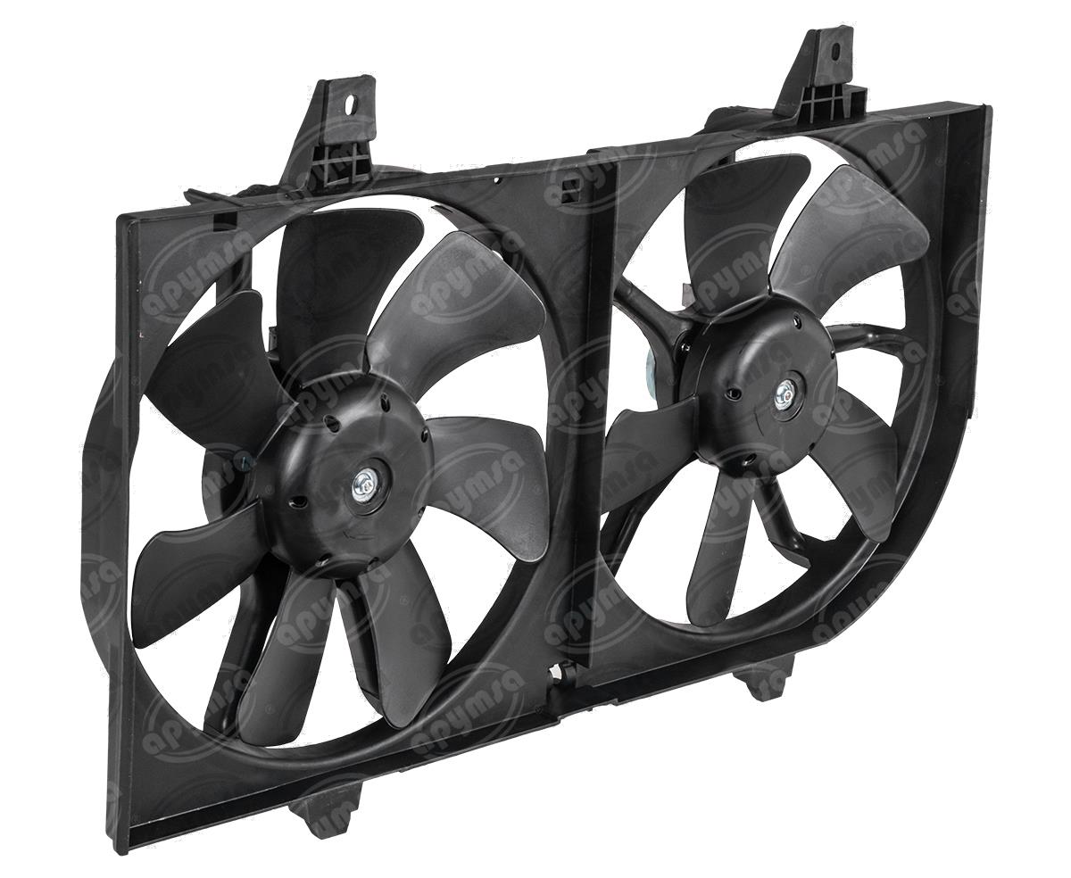 MOTOVENTILADOR RADIADOR Y AIRE ACONDICIONADO TOLVA DOBLE NISSAN SENTRA QBH CARFAN 75527 