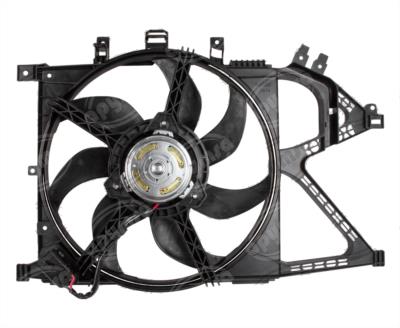MOTOVENTILADOR RADIADOR COMPLETO 12V SIN AIRE ACONDICIONADO CHEVROLET TORNADO 02-06 QBH CARFAN 4357709 