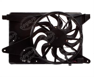 MOTOVENTILADOR RADIADOR Y AIRE ACONDICIONADO CHEVROLET CORSA TORNADO 06-11 QBH CARFAN 93382154 