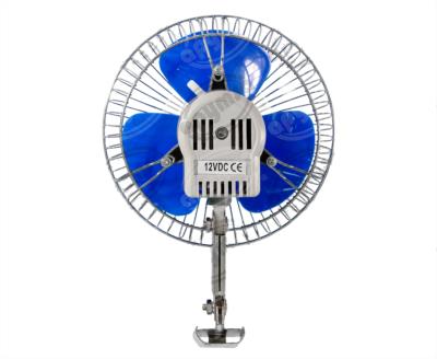 VENTILADOR FIJO 12V OSCILATORIO CABINA DE PLASTICO 6" IMPORTADO VEN-FI-12V 