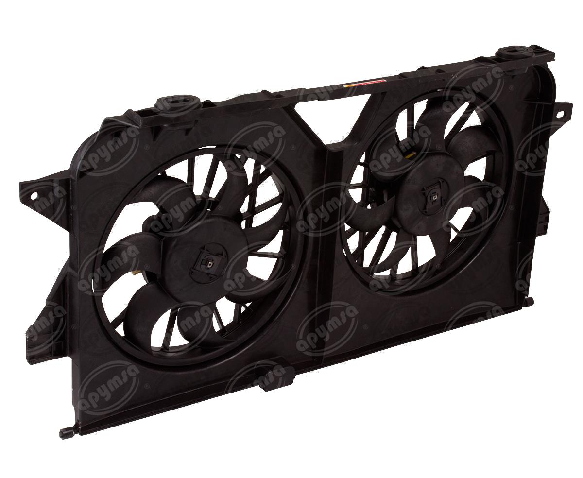 MOTOVENTILADOR RADIADOR Y AIRE ACONDICIONADO TOLVA DOBLE CHRYSLER DODGE CARAVAN QBH CARFAN 75622 