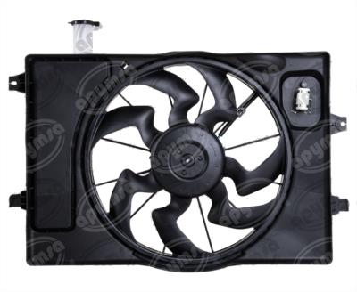 MOTOVENTILADOR RADIADOR COMPLETO 12V HYUNDAI  ELANTRA 17-20 FORTE 19-22  2.0 L QBH CARFAN 25380-F2000 