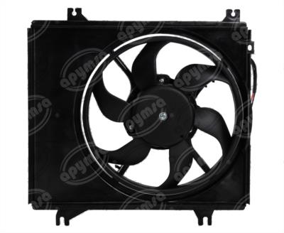 MOTOVENTILADOR RADIADOR COMPLETO 12V DODGE HYUNDAI ATOS 00-06 QBH CARFAN 5083452AA 
