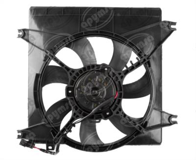MOTOVENTILADOR RADIADOR COMPLETO 12V DODGE HYUNDAI ATOS 05-07 QBH CARFAN 5083452AA 