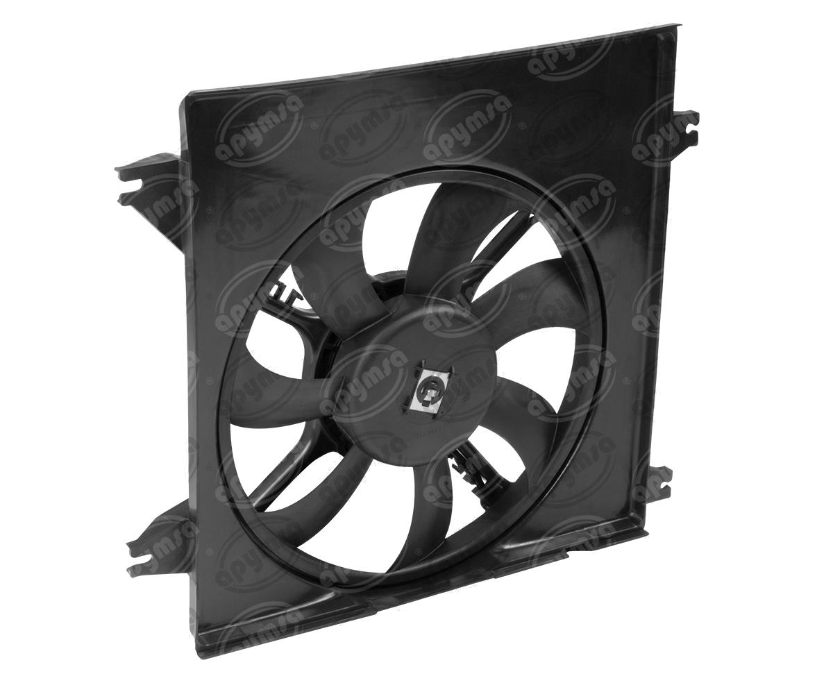 MOTOVENTILADOR RADIADOR COMPLETO 12V DODGE HYUNDAI ATOS 05-07 QBH CARFAN 5083452AA 
