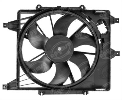 MOTOVENTILADOR RADIADOR Y AIRE ACONDICIONADO NISSAN PLATINA RENAULT KANGOO QBH CARFAN 8200090216 