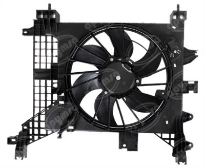 MOTOVENTILADOR RADIADOR Y AIRE ACONDICIONADO RENAULT DUSTER 2013-20, OROCH 2018-2020,  L4 2.0L QBH CARFAN 218-2612-01 
