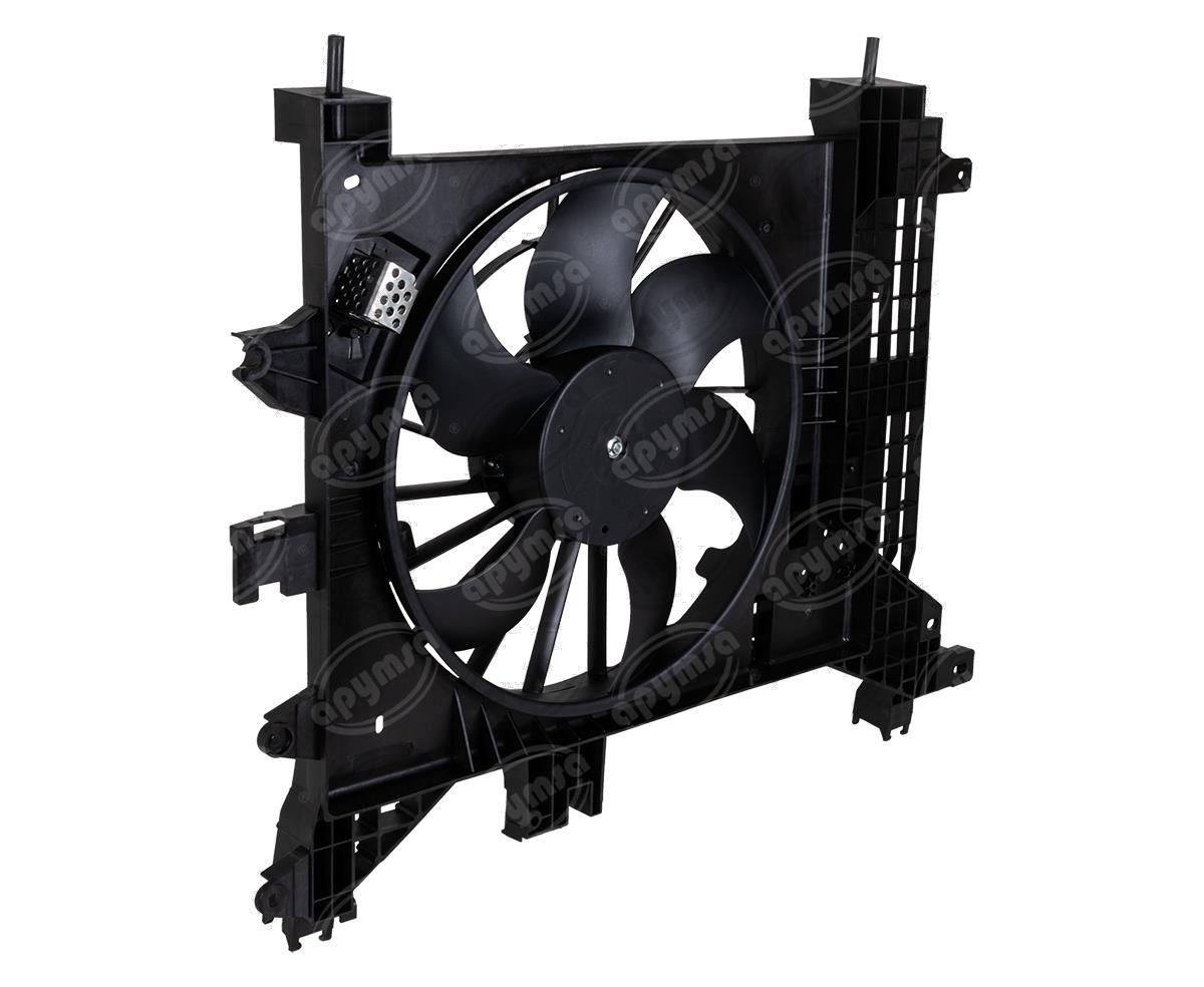 MOTOVENTILADOR RADIADOR Y AIRE ACONDICIONADO RENAULT DUSTER 2013-20, OROCH 2018-2020,  L4 2.0L QBH CARFAN 218-2612-01 