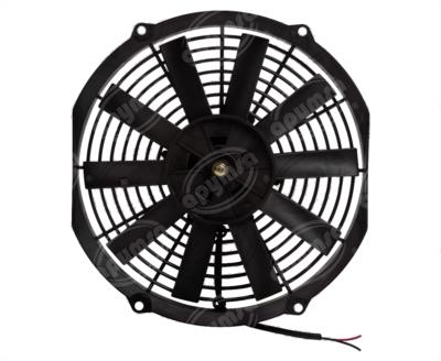 MOTOVENTILADOR RADIADOR COMPLETO CCW 12" 12V UNIVERSAL QBH CARFAN UNI 12I 
