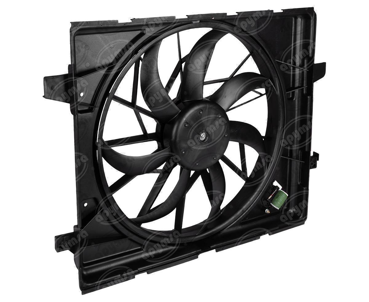 MOTOVENTILADOR RADIADOR COMPLETO 12V JEEP GRAND CHEROKEE V6 3.0 3.7 V8 5.7 2011-2021 QBH CARFAN 218-1605-00 