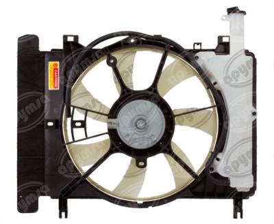MOTOVENTILADOR RADIADOR COMPLETO 12V TOYOTA YARIS 07-12 QBH CARFAN 76001 