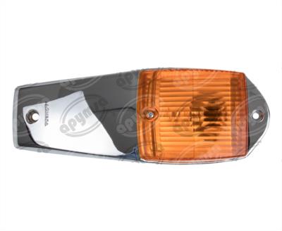 LUZ POSICION MICA AMBAR 12V TIPO ZEPELIN CROMADO KENWORTH LOMBRA 541 