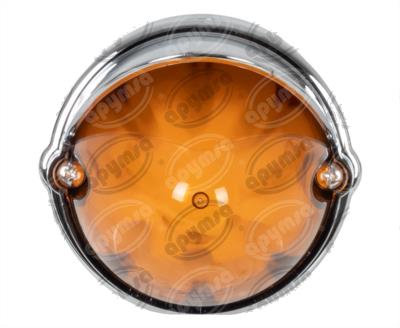 LUZ POSICION ZEPELÍN TIPO BALA CROMADO DE GEL ÁMBAR CON ESTROBO NACIONAL 1977 